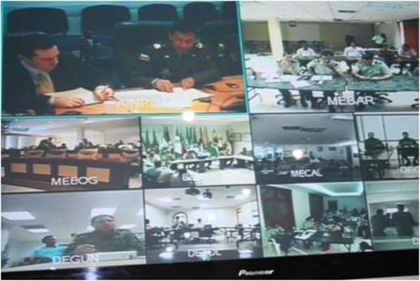 En videoconferencia, PONAL y sector de vigilancia y seguridad privada ultiman detalles sobre seguridad para Mundial Sub-20