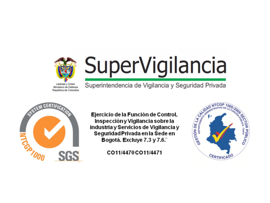 Hoy SuperVigilancia se certifica en el Sistema de Gestión de la Calidad NTCGP 1000:2009 ISO 9001:2008